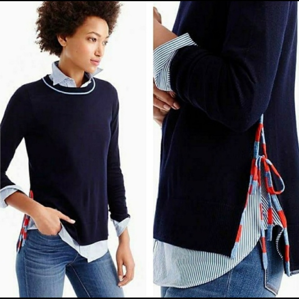 JCrew Side Slit Sweater